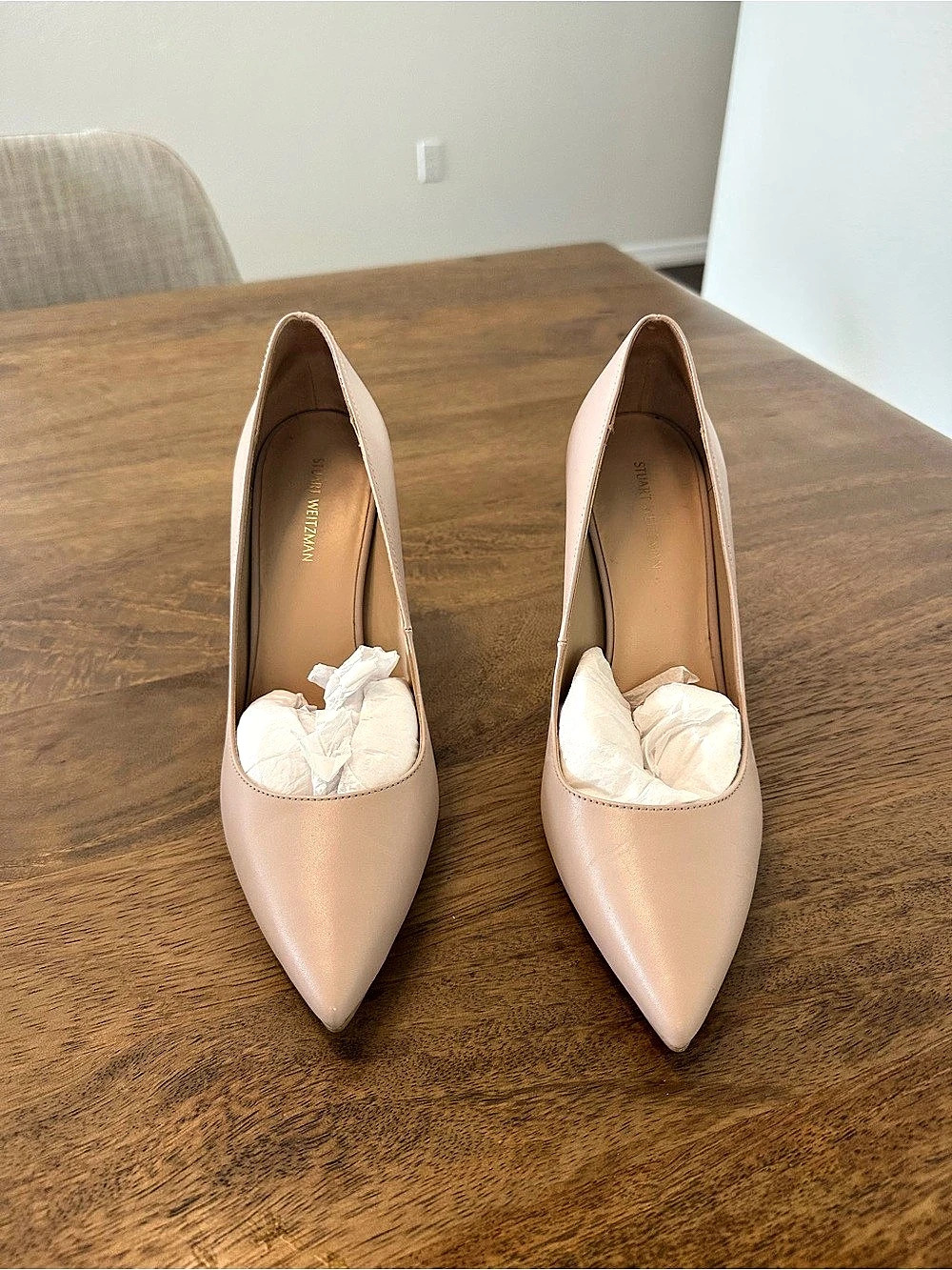 Stuart Weitzman Anny Pump Pointed Toe Heels Pink